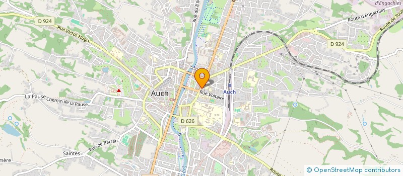 localisation de l'entreprise MADAME GWENAELLE DESPAX  AUCH