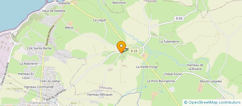 localisation de l'entreprise MADAME GWENAELLE DESPLAINS  TREAUVILLE