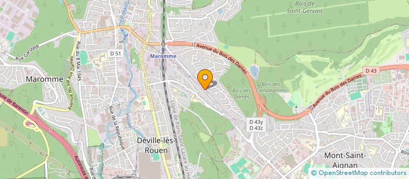 localisation de l'entreprise MADAME GWENAELLE DOLO  NOTRE-DAME-DE-BONDEVILLE