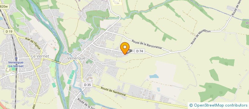 localisation de l'entreprise MADAME GWENAELLE DREUX à VENERQUE