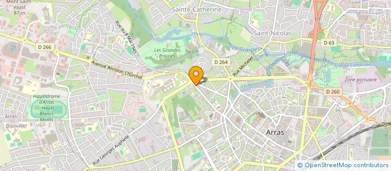 localisation de l'entreprise MADAME GWENAELLE DUCROCQ à ARRAS
