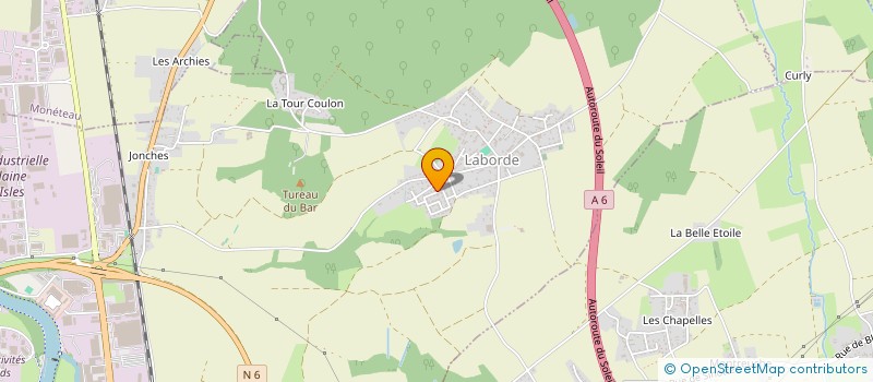 localisation de l'entreprise MADAME GWENAELLE DULONG à AUXERRE