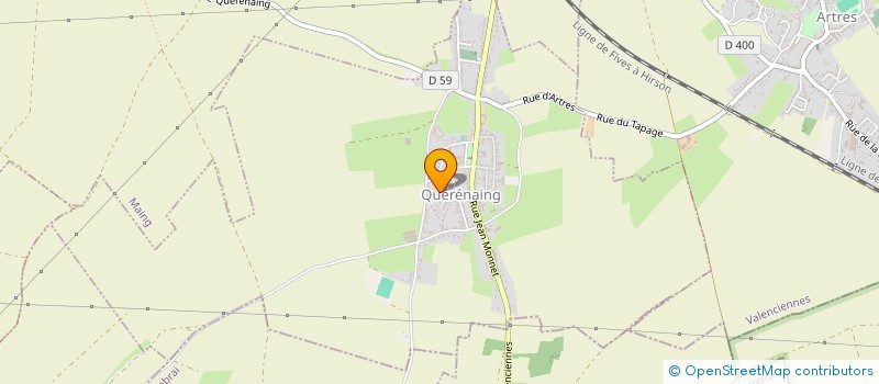 localisation de l'entreprise MADAME GWENAELLE DUPONT  QUERENAING