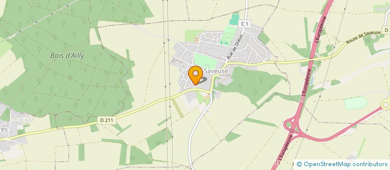 localisation de l'entreprise MADAME GWENAELLE DUVETTE  SAVEUSE