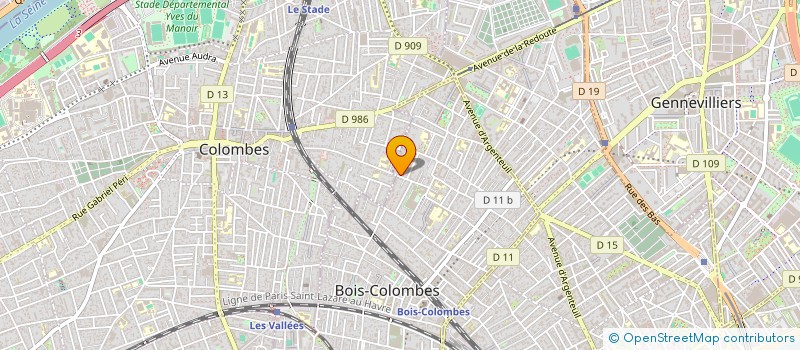 localisation de l'entreprise MADAME GWENAELLE EMERIAU à BOIS COLOMBES