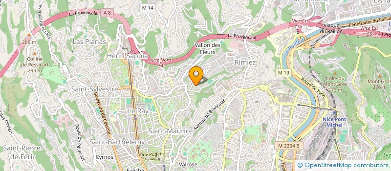 localisation de l'entreprise MADAME GWENAELLE EVANNO  NICE