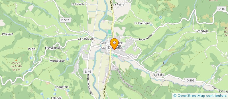 localisation de l'entreprise MADAME GWENAELLE FOULONNEAU  CONQUES-EN-ROUERGUE