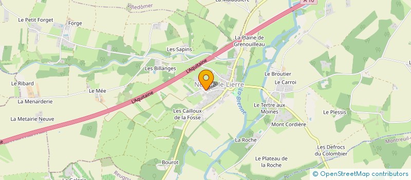 localisation de l'entreprise MADAME GWENAELLE FOUQUET  NEUILLE-LE-LIERRE