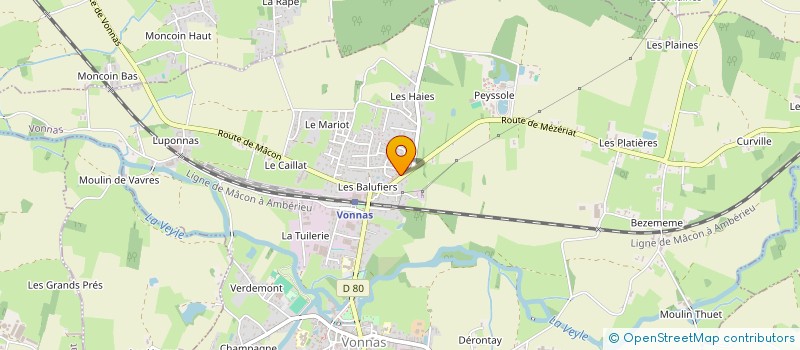 localisation de l'entreprise MADAME GWENAELLE FROMONOT à VONNAS