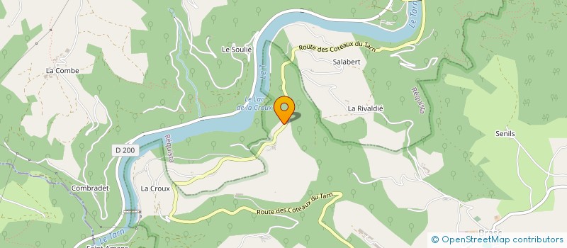 localisation de l'entreprise MADAME GWENAELLE GANTOU à LA BASTIDE SOLAGES