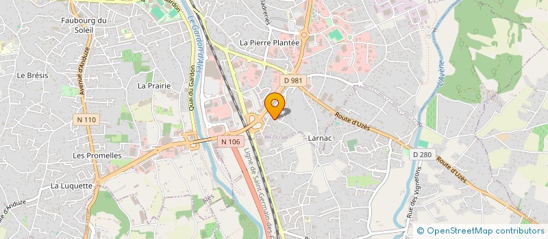 localisation de l'entreprise MADAME GWENAELLE GAUDIN  ALES