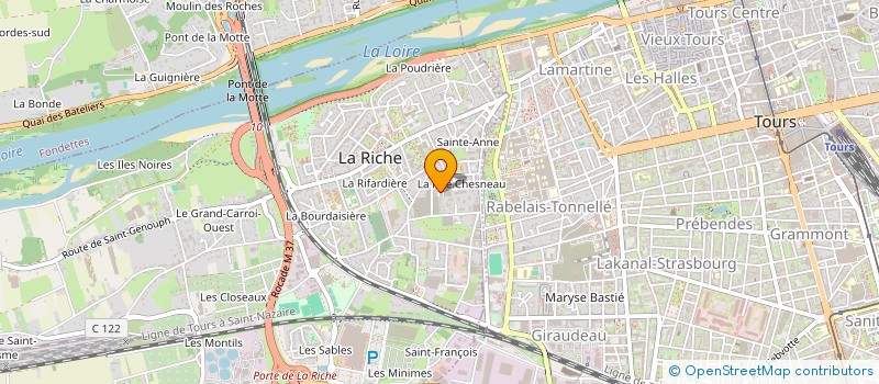 localisation de l'entreprise MADAME GWENAELLE GAUDRY  LA RICHE