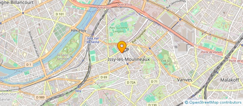localisation de l'entreprise MADAME GWENAELLE GAUTIER à ISSY-LES-MOULINEAUX