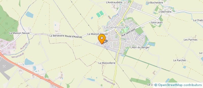 localisation de l'entreprise MADAME GWENAELLE GAUTIER  LA GENETOUZE