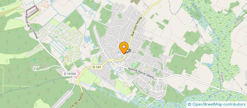 localisation de l'entreprise MADAME GWENAELLE GAUTRY  LES MATHES