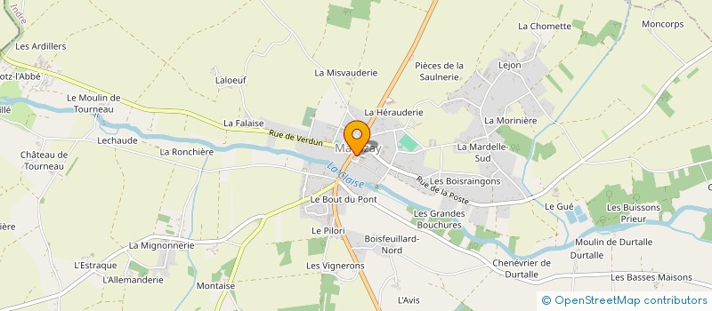 localisation de l'entreprise MADAME GWENAELLE GEORGES à MARTIZAY