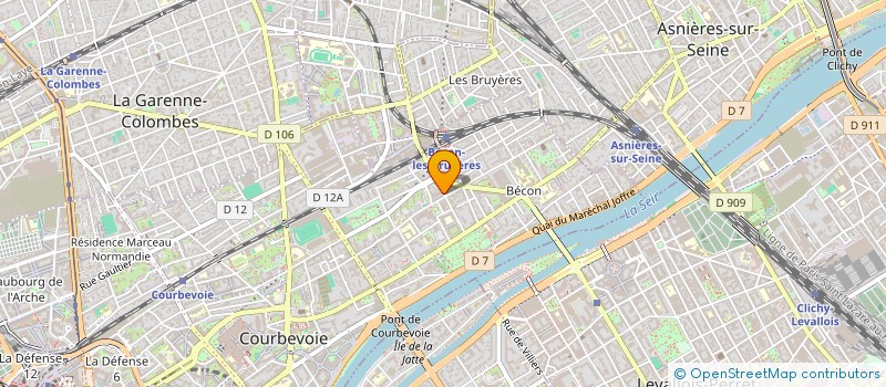 localisation de l'entreprise MADAME GWENAELLE GIRARD à COURBEVOIE