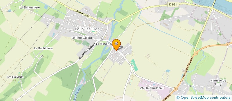 localisation de l'entreprise MADAME GWENAELLE GITTON à POILLY-LEZ-GIEN