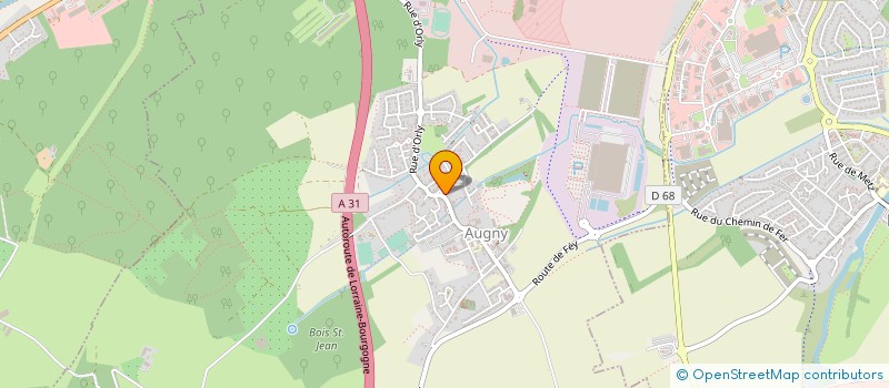 localisation de l'entreprise MADAME GWENAELLE GREGOIRE  AUGNY