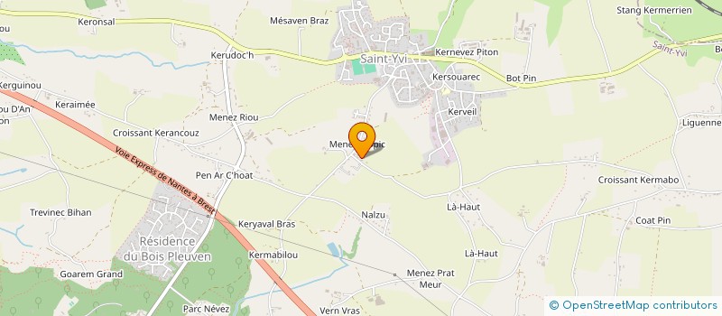 localisation de l'entreprise MADAME GWENAELLE GUEGUEN  SAINT-YVI