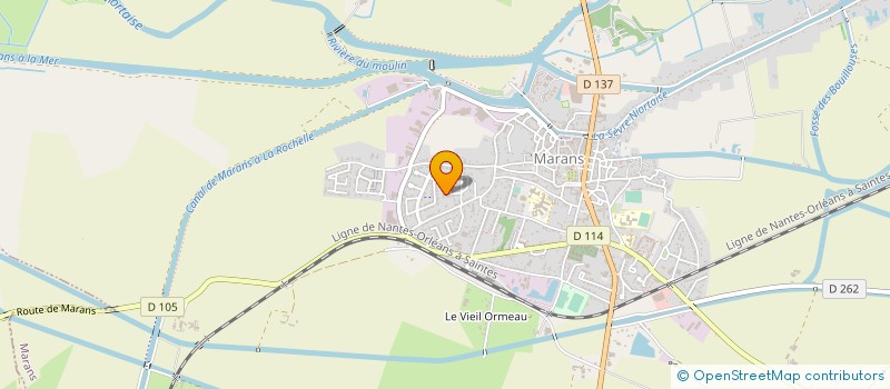 localisation de l'entreprise MADAME GWENAELLE GUENEZAN à MARANS