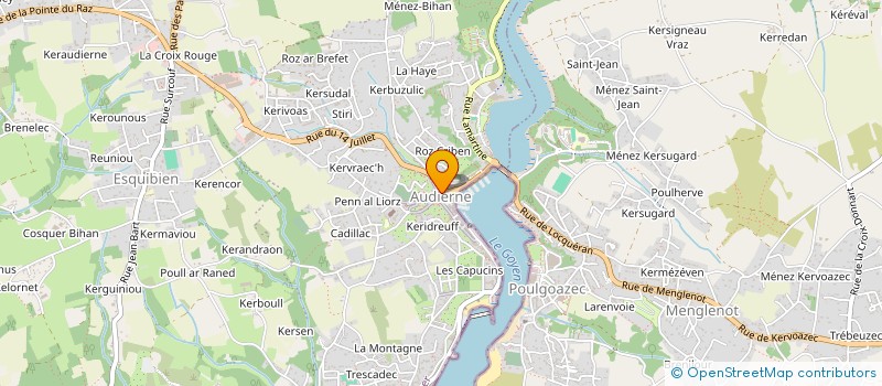 localisation de l'entreprise MADAME GWENAELLE GUILLOU  AUDIERNE