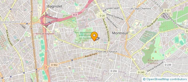 localisation de l'entreprise MADAME GWENAELLE GWENAELLE EUGENIE ANNICK MORVAN à MONTREUIL