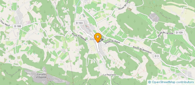 localisation de l'entreprise MADAME GWENAELLE HAMDACHE  MENERBES