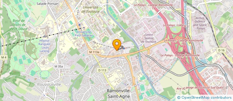 localisation de l'entreprise MADAME GWENAELLE HENRY  TOULOUSE