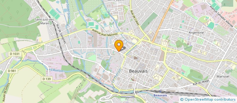 localisation de l'entreprise MADAME GWENAELLE HERRY  BEAUVAIS