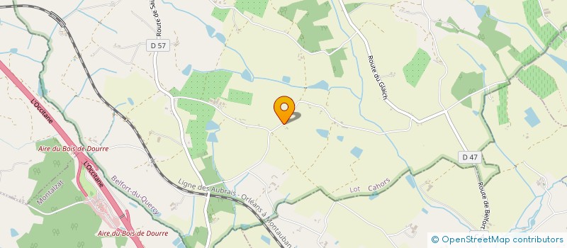 localisation de l'entreprise MADAME GWENAELLE HOUQUE  BELFORT-DU-QUERCY