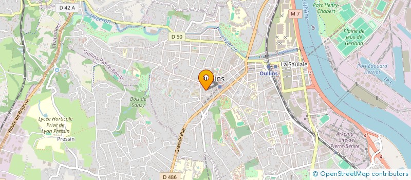 localisation de l'entreprise MADAME GWENAELLE JAMBU  OULLINS-PIERRE-BENITE