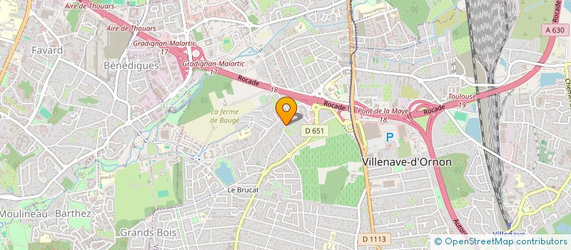 localisation de l'entreprise MADAME GWENAELLE JOUQUAND  VILLENAVE-D'ORNON