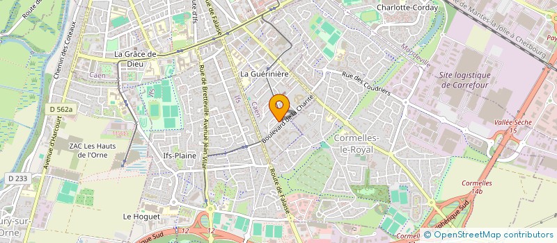 localisation de l'entreprise MADAME GWENAELLE KERMARREC à CAEN