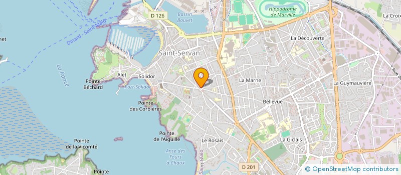 localisation de l'entreprise MADAME GWENAELLE KEROUEDAN  SAINT-MALO