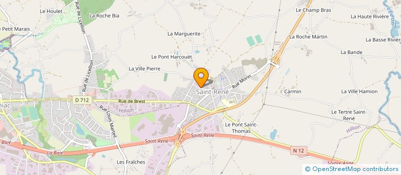 localisation de l'entreprise MADAME GWENAELLE LAHAYE  HILLION