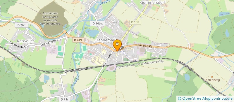 localisation de l'entreprise MADAME GWENAELLE LAMBING  DANNEMARIE