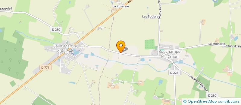 localisation de l'entreprise MADAME GWENAELLE LANCELOT  LA SELLE-CRAONNAISE