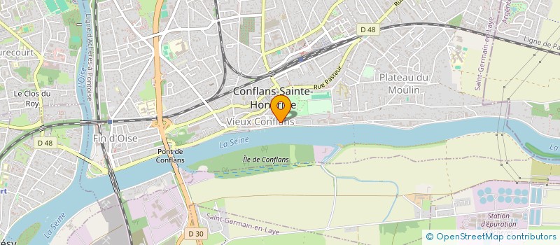 localisation de l'entreprise MADAME GWENAELLE LE GAC  CONFLANS SAINTE HONORINE