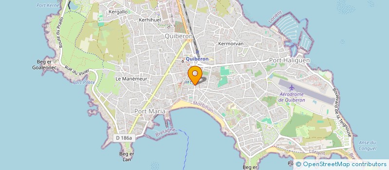 localisation de l'entreprise MADAME GWENAELLE LE GOUGUEC à QUIBERON