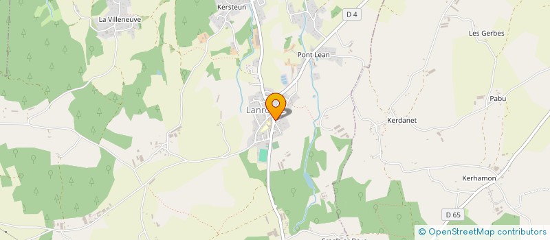 localisation de l'entreprise MADAME GWENAELLE LE HELLOCO  LANRODEC