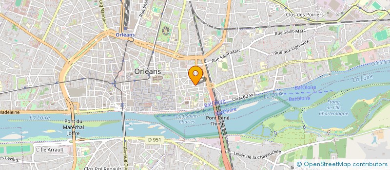localisation de l'entreprise MADAME GWENAELLE LE METAYER à ORLEANS
