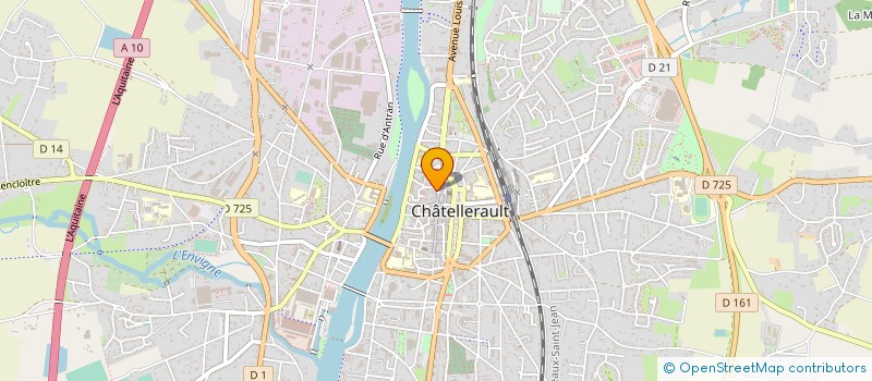 localisation de l'entreprise MADAME GWENAELLE LE PODER  CHATELLERAULT