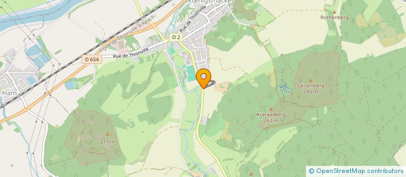 localisation de l'entreprise MADAME GWENAELLE LE QUERE  KNIGSMACKER