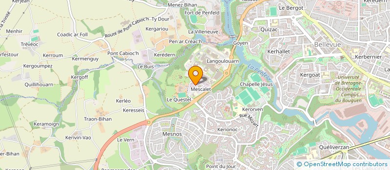 localisation de l'entreprise MADAME GWENAELLE LE VERGE à BREST