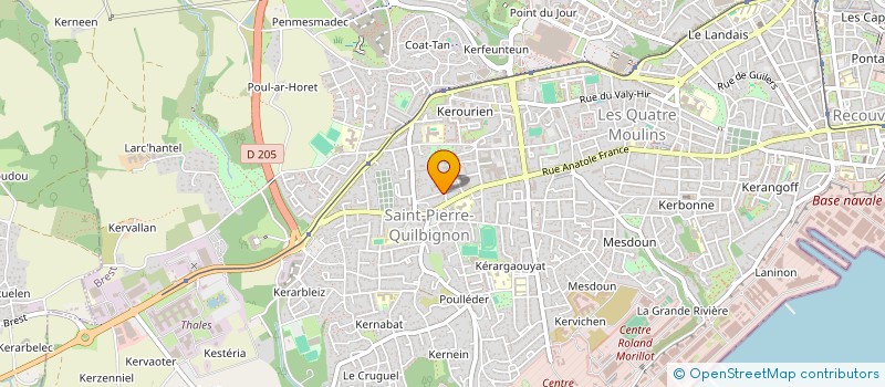 localisation de l'entreprise MADAME GWENAELLE LEBOSE  BREST