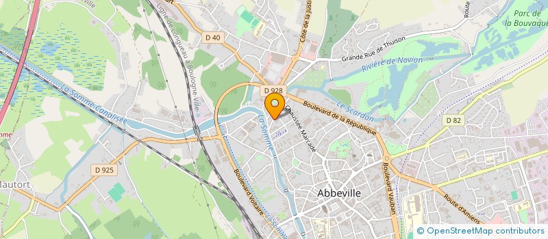 localisation de l'entreprise MADAME GWENAELLE LECHAINE à ABBEVILLE