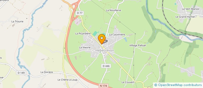 localisation de l'entreprise MADAME GWENAELLE LEMIERE  THEREVAL