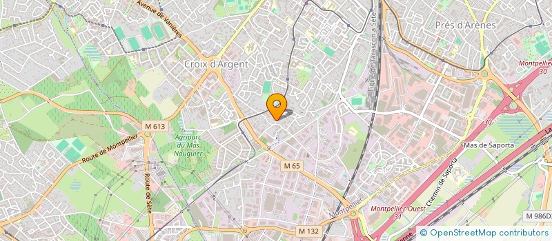 localisation de l'entreprise MADAME GWENAELLE LENOIR  MONTPELLIER