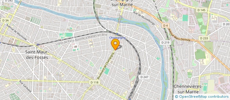 localisation de l'entreprise MADAME GWENAELLE LEROY à SAINT-MAUR-DES-FOSSES